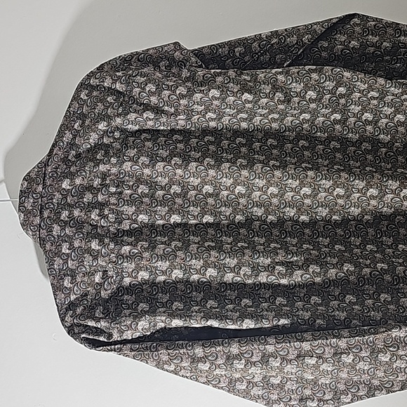 SIR,by Eddie Edward's mens Paisley shirt size large. Contrast cuffs and colar. - Picture 6 of 8